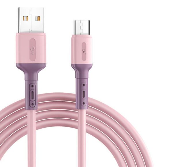 3A Liquid Silicone Micro USB Type C Cable Mobile Phone Charger Fast Charging USB Data Cord Charge - Image 8