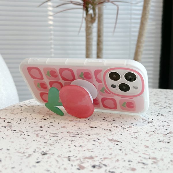 Summer Tulips for iPhone 13 Cases Precise Hole Position PVC Mobile Phone Soft Case - Image 3