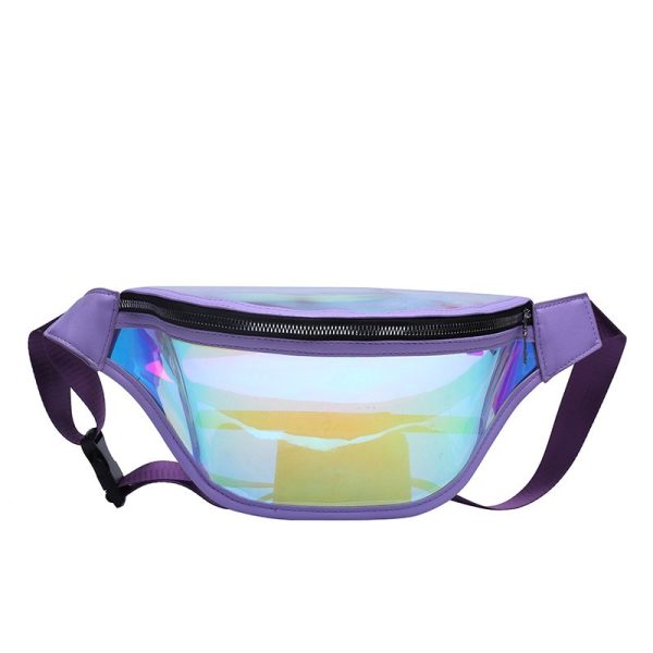 New Sports Waist Bag Running Mobile Phone Waterproof Bag PVC Transparent Swimming Storage Crossbody Chest Bag Laser Waist Bag - Image 11