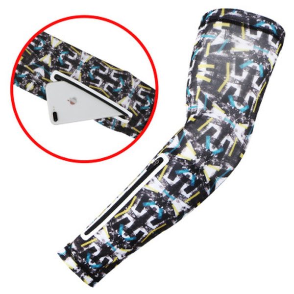 1PC Unisex Short Arm warmer for Mobile Phone Stretch Arm Bag Running Riding Sunscreen Armband Wrist Bag - Image 6