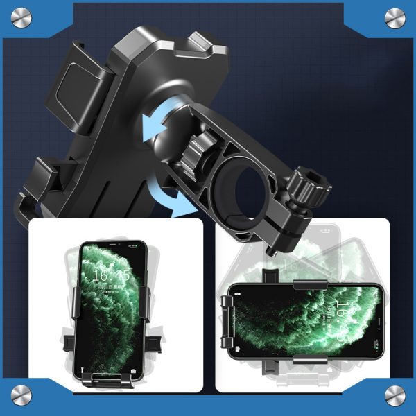 Electric Vehicle Mobile Phone Bracket Battery Motorcycle Bicycle Takeaway Rider Car Shock-Proof Navigation Bracket - Image 3
