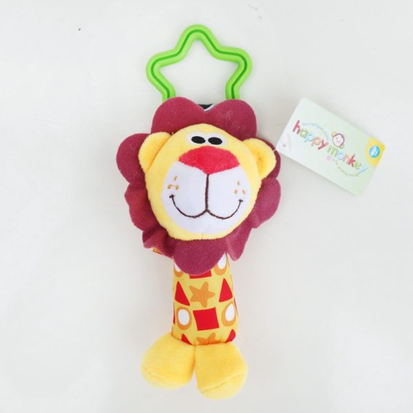 Baby Toys Rattle My First Tinkle Trio Hand Bell Multifunctional Plush Toy Stroller Mobile Gifts - Image 2