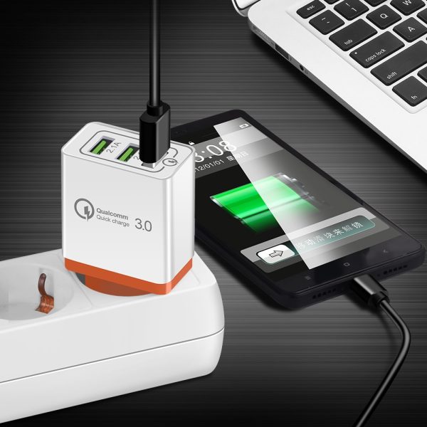 18 W USB Quick charge 3.0 5V 3A for Iphone 7 8 EU US Plug Mobile Phone Fast charger charging - Image 3