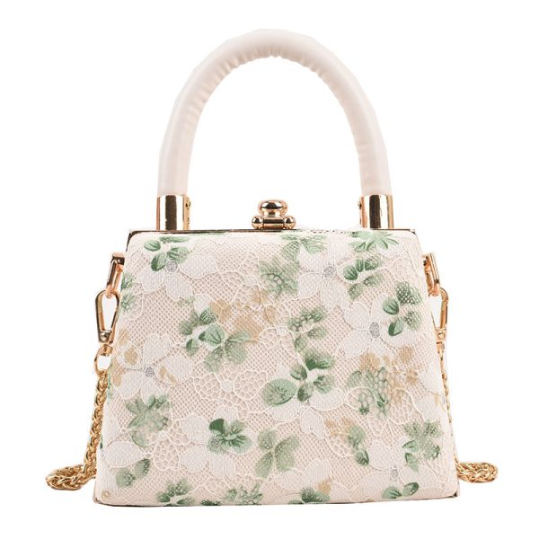 Summer New Fashion Women's Bags Western Style Small Fresh Shoulder Bag Sweet Flower Mobile Phone Messenger Bag - Image 5