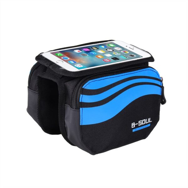 Bicycle Front Touch Screen Phone Bag MTB Road Bike Cycling Mobile Bag Cycle Front Bag 5.7 inch Cellphone Bag Bicycle Accessories - Image 3