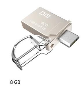 DM PD008 8G 16G 32GB USB2.0 with double connector used for OTG smart phone and computer waterproof metal material