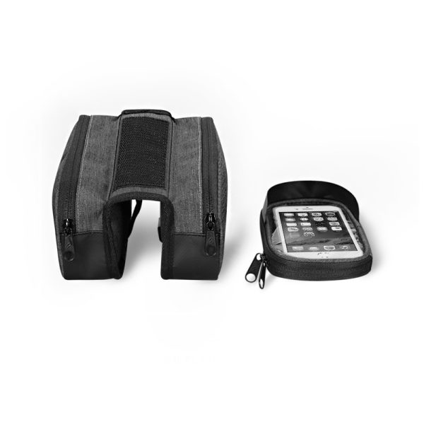 122007 Touch Screen Bike 6.5in Cell Mobile Phone Bag Front Frame Top Tube Cycling Pouch Double Side Bicycle Pannier - Image 5