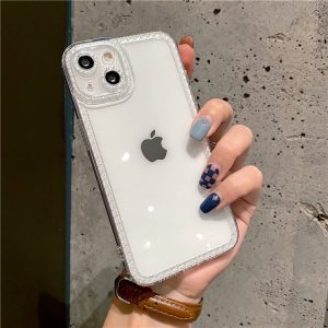 For Apple 13 Mobile Phone Case iPhone 12ProMax Diamond Pattern 11 Cat's Eye XR All-Inclusive 7plus Anti-Fall Protective Cover