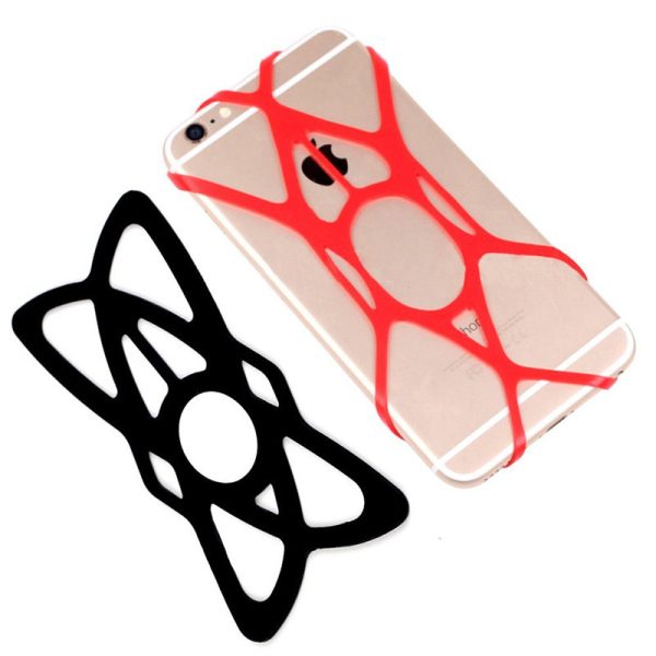 Bicycle Mobile Phone Bracket Fixed Strap Bicycle Anti-Fall Rubber Strap Silicone Sheet Riding Equipment Accessories - Image 2
