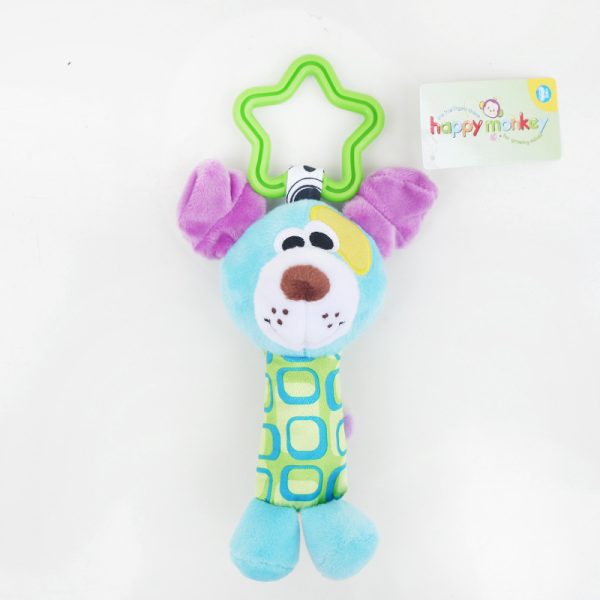 Baby Toys Rattle My First Tinkle Trio Hand Bell Multifunctional Plush Toy Stroller Mobile Gifts - Image 5