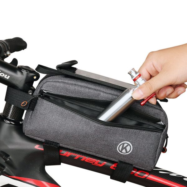 Sports Outdoor Riding Equipment Mobile Phone Navigation Touch Screen Bag Mountain Bike Front Beam Waterproof Bag - Image 5