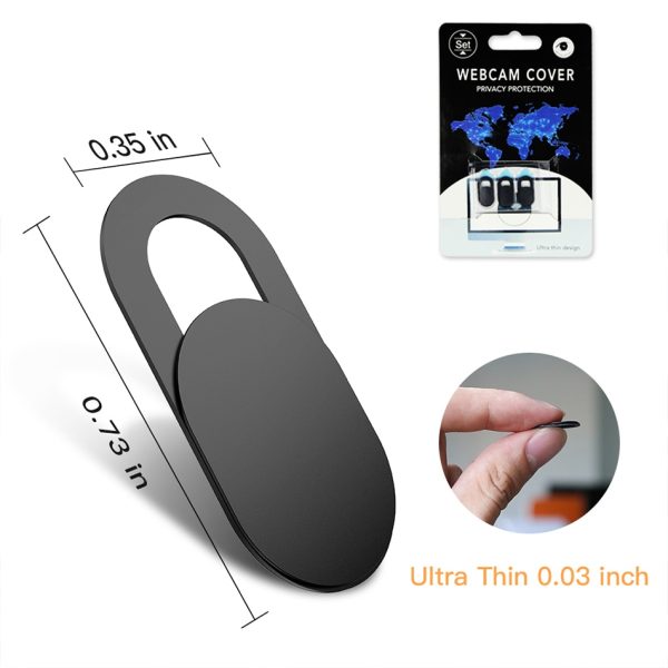 ACCEZZ WebCam Cover Shutter Magnet Slider Plastic For iPhone Web Laptop PC For iPad Tablet Camera Mobile Phone Privacy Sticker - Image 3