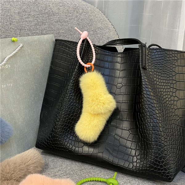 Kink Pendant Cute Girl Candy Color Plush Car Key Chain Bag Pendant Mobile Phone Case Accessories Gift - Image 6