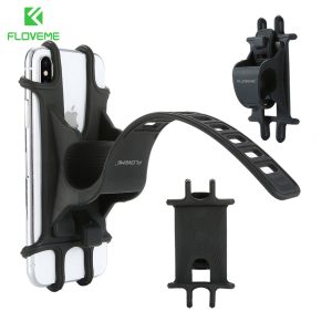 Bicycle Phone Holder Silicone Buckle Type 4-7 Inch Mobile Phone Holder Shockproof Bag
