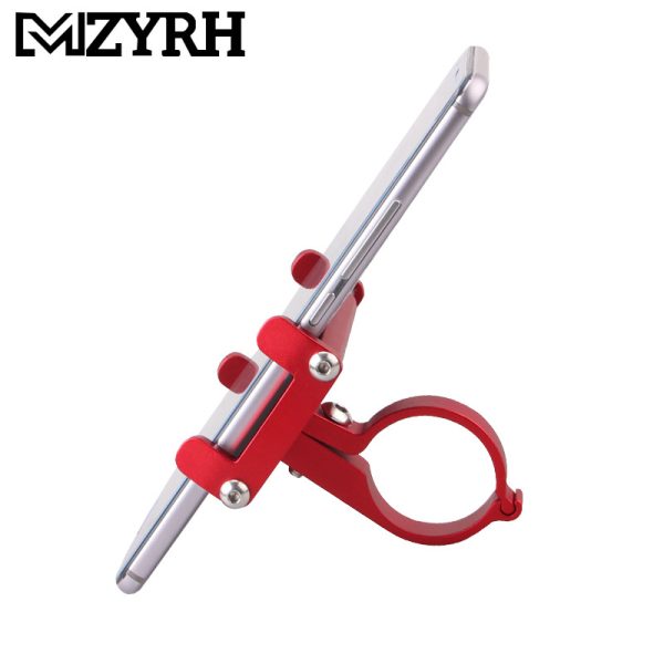 Bicycle Mobile Phone Bracket Aluminum Alloy Fixed Navigation Battery Electric Car Motorcycle Mobile Phone Bracket Riding - Image 3
