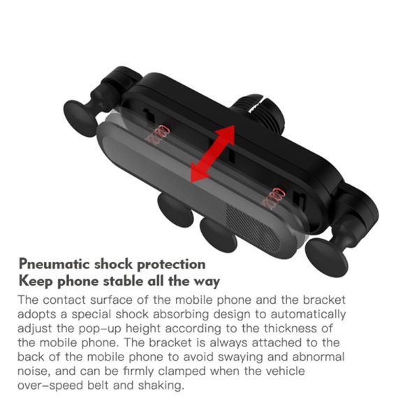 Air Vent Car Mount Gravity Auto Grip Car Phone  Holder For iPhone/Galaxy/LG/Huawei - Image 3