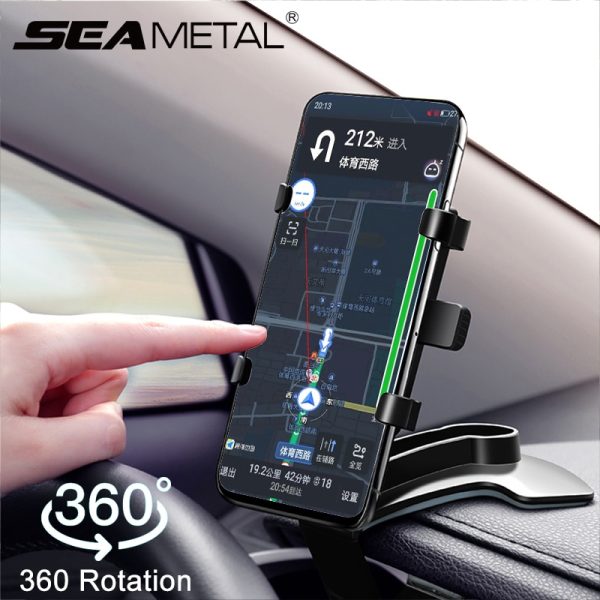 360 Degrees Car Phone Holder Universal Smartphone Stands Car Rack Dashboard Support for Auto Grip Mobile Phone Fixed Bracket - Image 7