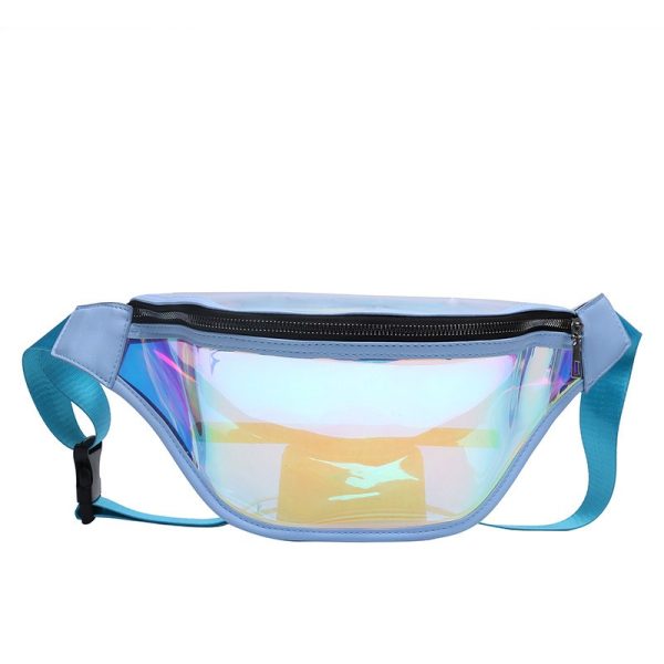 New Sports Waist Bag Running Mobile Phone Waterproof Bag PVC Transparent Swimming Storage Crossbody Chest Bag Laser Waist Bag - Image 13