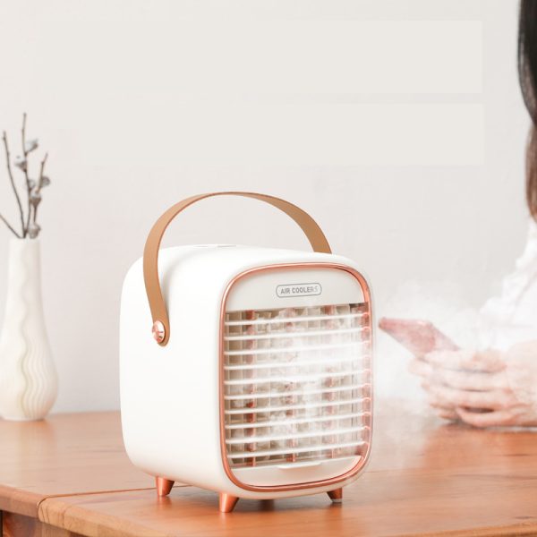 Air Cooler USB Mini Water Cooling Fan Household Small Multi-Function Air Conditioner Fan Portable Mobile Air Conditioner - Image 3