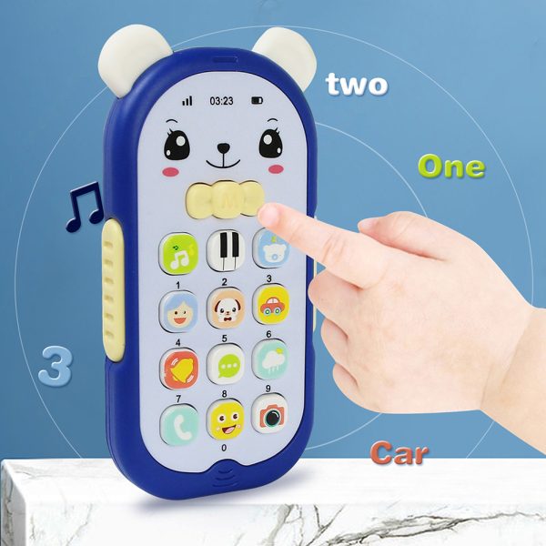 Baby Phone Toy Telephone Music Sound Machine for for Kids Infant Early Educational Mobile Phone Toys Gift - Image 5