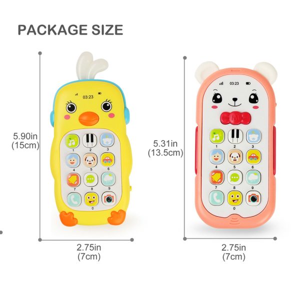 Baby Phone Toy Telephone Music Sound Machine for for Kids Infant Early Educational Mobile Phone Toys Gift - Image 6