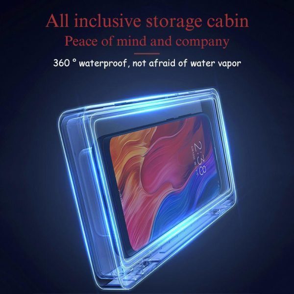 Waterproof Wall Mounted Phone Case Bathroom Shelves Storage  Kitchen Bathroom Shelf Bathroom Accessories - Image 3