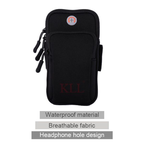 Universal 6'' Waterproof Sport Armband Bag Running Jogging Gym Arm Band Mobile Phone Bag Case Cover Holder for iPhone Samsung - Image 2