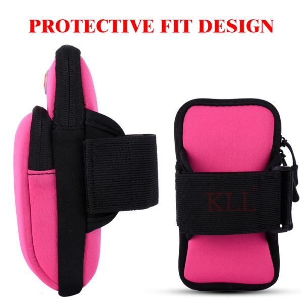 Universal 6'' Waterproof Sport Armband Bag Running Jogging Gym Arm Band Mobile Phone Bag Case Cover Holder for iPhone Samsung - Image 4