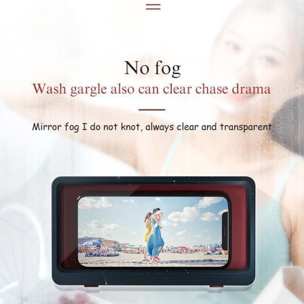 Waterproof Wall Mounted Phone Case Bathroom Shelves Storage  Kitchen Bathroom Shelf Bathroom Accessories - Image 2