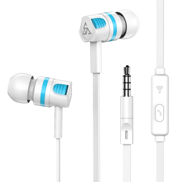 JM26 Headphone Noise Isolating in ear Earphone Headset with Mic for Mobile phone Universal for MP4 - Image 2
